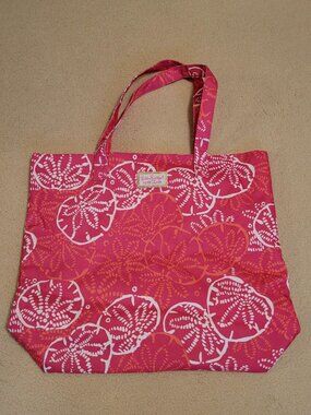 Lilli Pulitzer For Estee Lauder Pink Sand Dollar Tote Bag